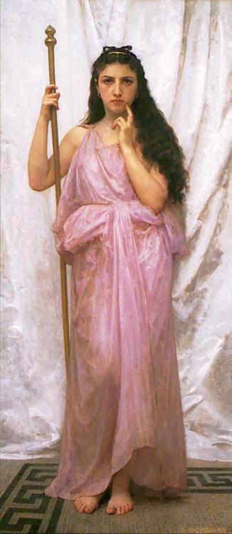 Adolphe William Bouguereau Young Priestess (mk26) oil painting image